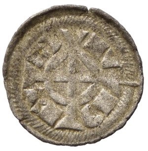 reverse: VERONA. Federico II (1218-1250). Denaro piccolo scodellato. Mi (0,31 g). Biaggi 2969. BB