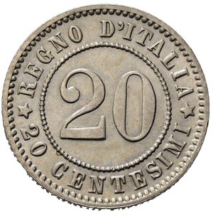 reverse: UMBERTO I (1878-1900). 20 centesimi 1894 KB. Gig. 45. qFDC