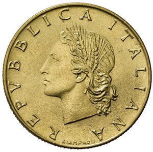 obverse: REPUBBLICA ITALIANA. 20 lire 1958 