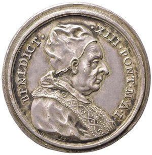 obverse: MEDAGLIE PAPALI. ROMA. Benedetto XIII (1724-1730). Medaglia Anno I 
