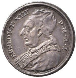 obverse: MEDAGLIE PAPALI. ROMA. Benedetto XIII (1724-1730). Medaglia Anno I 