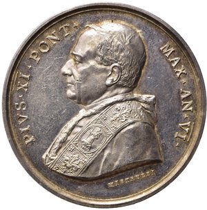 obverse: PAPALI. ROMA. Pio XI (1922-1939). Medaglia 1927 anno VI 