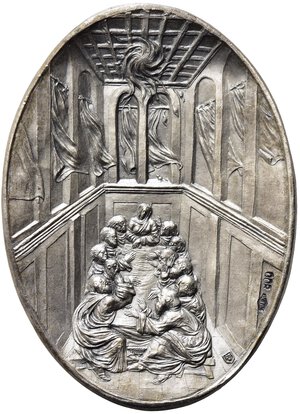 reverse: PAPALI. Paolo VI. Medaglia anno XII. Ag (40,10 g). FDC