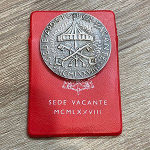 obverse: Vaticano. ROMA. Medaglia Sede Vacante 1978 I. Camerlengo Card. Villot. Ag (31,74 g) Opus Gismondi. FDC