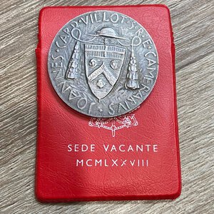 reverse: Vaticano. ROMA. Medaglia Sede Vacante 1978 I. Camerlengo Card. Villot. Ag (31,74 g) Opus Gismondi. FDC