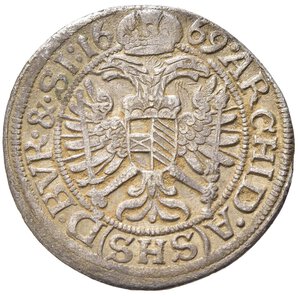 reverse: AUSTRIA. Leopoldo I (1657-1705). 3 Kreuzer 1669 SHS (Breslau). Ag (1,57 g). BB