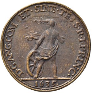 reverse: PERSONAGGI. Paolo Giordano II Orsini (1591-1656) Duca di Bracciano e Principe consorte di Piombino. Medaglia 1635 AE (18,3 g - 31,8 mm). Coniazione postuma. SPL