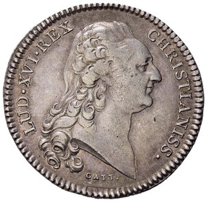 obverse: GETTONI. Francia. Luigi XVI. Jeton 1751 Ag (9,29 g). BB+