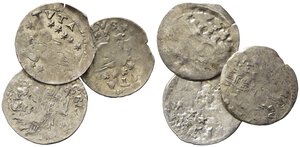 obverse: ESTERE. RAGUSA. Dubrovnik. Repubblica (1358-1806). Lotto di 3  monete da un grossetto. Ag. MB