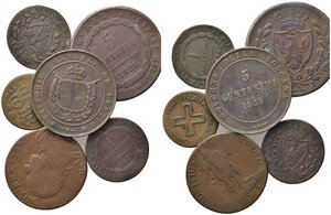 obverse: SAVOIA. Lotto di 6 monete da catalogare. MB