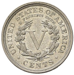 obverse: STATI UNITI. 5 cents Liberty Nickel 1906. KM#112. SPL/SPL+