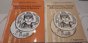 obverse: BARAVELLI E e E. - Monete bizantine in bronzo della zecca di Ravenna, Cesena, 2006, pp. 141, copia 428/800, foto in b/n nel testo, ril edi. Copertina plastificata, con un supplumento di pp. 16 in ril edit. , ottimo stato entrambi.