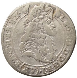 obverse: UNGHERIA. Leopoldo I. 15 Krajczar 1683 KB. Ag (5,05 g). KM#175. qBB