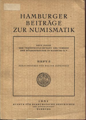 obverse: Hamburger beitrage zur numismatik. Heft 5.  Hamburg, 1951. pp. 133,  tavv. 6. ril ed buono stato
