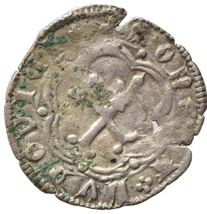 obverse: AQUILEIA. Ludovico I della Torre (1359-1365). Denaro. Ag (0,62 g). Scettri gigliati - Aquila spiegata volta a sinistra. Bernardi 54; Keber 56. MB+
