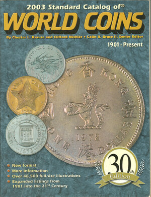 obverse: Krause C.L. - Bruce C.R. - 2003 Standard catalog of World Coins. 1901 - Peresent. 30th edition. USA, 2002. Buono stato 