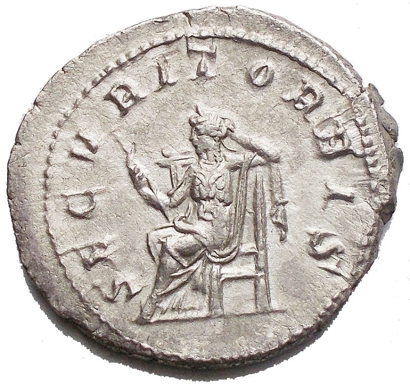 reverse: Impero Romano -Filippo I. 244-249 d.C.Antoniniano.AG.D/ Busto radiato a destra.R/ SECURIT ORBIS.g 4,68. mm 24,32. qFDC.Fondi lucenti.