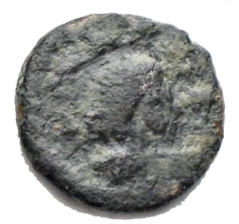 obverse: Monete barbariche - Vandali Ae r/ Vittoria a sn. g 0,57. mm 9,65
