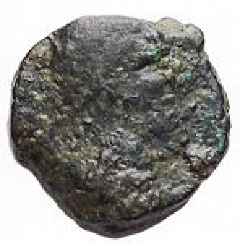 reverse: Bizantini - Anastasio. 491-518 d.C. Nummo. AE. D/ Busto diademato a destra. R/ Monogramma. Peso gr 0,92. Morello 12/7e. qBB/BB+. Patina verde scuro. R.