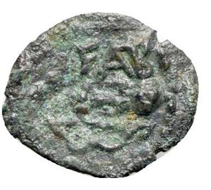 reverse: Sicily, Uncertain Roman mint, late 2nd century BC. Æ (14mm, 1.19g, 6h). Head of Herakles l., wearing lion skin. R/ Q•FAB over club and bow. CNS I, 128; cf. HGC 2, 1705. Very Rare, near VF