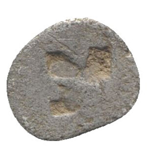 reverse: Ionia, Phokaia, c. 521-478 BC. AR Tetartemorion (5mm, 0.24g). Archaic female head l. R/ Incuse square punch. SNG Copenhagen (Cyprus, etc.) 389-94; SNG Kayhan 522. VF