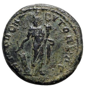 reverse: Gordian III and Tranquillina (238-244). Moesia Inferior, Tomis. Æ (28mm, 12.63g, 12h). Laureate and draped busts facing each other. R/ Tyche standing l. holding rudder and cornucopiae. Moushmov 228. Green patina, near VF