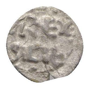 obverse: Italy, Sicily, Messina or Palermo. Enrico VI (1191-1197). BI Fraction of Dirhem (11mm, 0.57g). Cufic legend R/ Z REX / SICIL’ in two lines. Spahr 2; MIR 457; MEC 14, 477. About VF