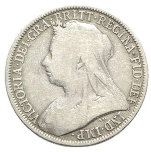 obverse: Great Britain, Victoria (1837-1901). AR 1 Florin 1893 (28mm, 11.05g, 12h). Veiled bust l. R/ Coat of arms. SCBC 3939. Near VF