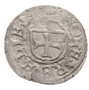 obverse: Livonia, Herman von Bruggeney (1535-1547). BI Schilling 1542, Reval (19mm, 1.07g). Cross. R/ Arms. WCC MB30. Near VF