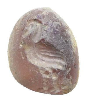 obverse: Roman Glass Paste, c. 1st-3rd century (10mm). Duck l. Shipped from UK