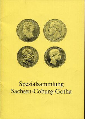obverse: BANK LEU AG. -  Zurich, Oktober, 1974. Spezialsammlung Sachsen-Coburg – Gotha.  Pp. 11,  nn. 140,  tavv. 7. Ril ed ottimo stato.