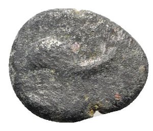 obverse: Northern Apulia, Salapia, c. 275-250 BC. Æ (15mm, 2.49g, 6h). Dolphin l. R/ Dolphin l. HNItaly 689 var. (dolphin r.). Rare, Good Fine