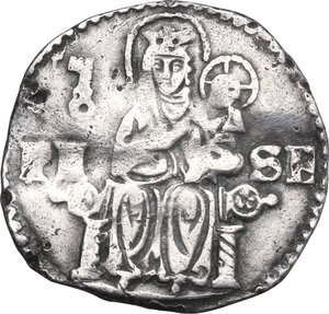 reverse: Pisa.  Repubblica, a nome di Federico I (1155-1312). Aquilino minore, segno chiave, 1269-1312