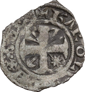 obverse: Roma.  Carlo I d Angiò (1268-1278), II senatoriato. Denaro Provisino