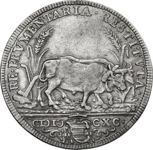 reverse: Roma.  Alessandro VIII (1689-1691), Pietro Ottoboni. 1690