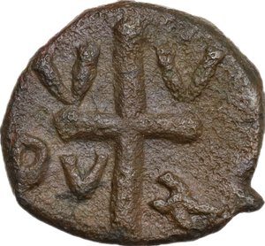 reverse: Salerno.  Guglielmo (1111-1127). Follaro con San Matteo, 1119-1127