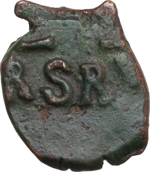 reverse: Salerno.  Ruggero II (1105-1154). Follaro 1140-1154 (?)