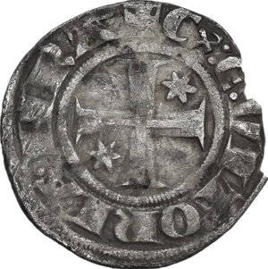 obverse: Volterra.  Ranieri de  Ricci, vescovo (1291-1301). Grosso agontano da 20 denari