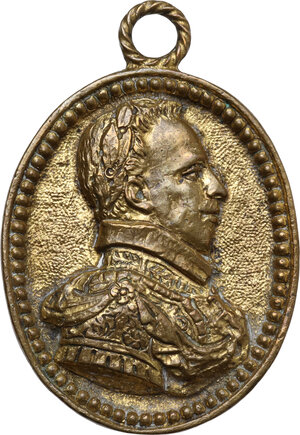 obverse: Carlo Emanuele I di Savoia (1580-1630).. Medaglia ovale s.d