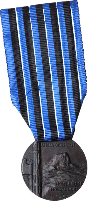 reverse: Vittorio Emanuele III (1900-1943). Medaglia s.d. (1936) per la fondazione dell Impero