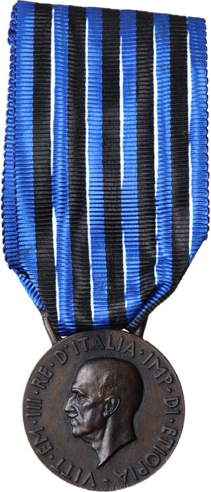 Vittorio Emanuele III (1900-1943). Medaglia s.d. (1936) per la fondazione dell Impero