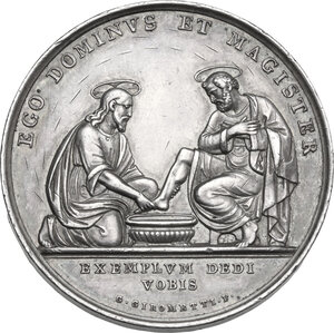 reverse: Gregorio XVI (1831-1846), Bartolomeo Alberto  Cappellari. Medaglia A. XIII per la Lavanda