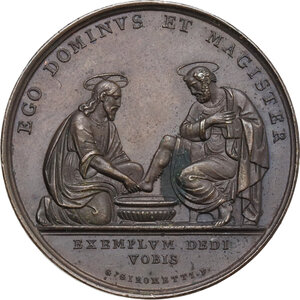 reverse: Gregorio XVI (1831-1846), Bartolomeo Alberto  Cappellari. Medaglia A. XV per la Lavanda