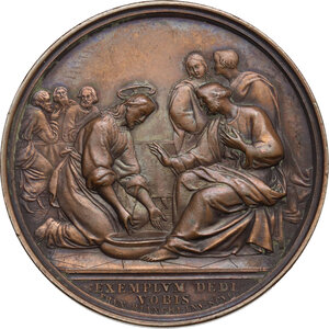 reverse: Pio IX  (1846-1878), Giovanni Mastai Ferretti.. Medaglia A. XXII per la Lavanda