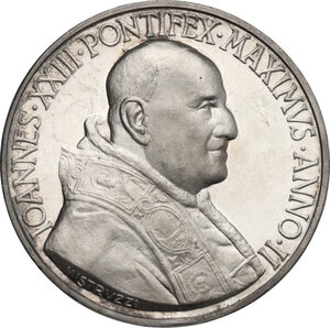 obverse: Giovanni XXIII (1958-1963), Angelo Roncalli. Medaglia annuale A. II