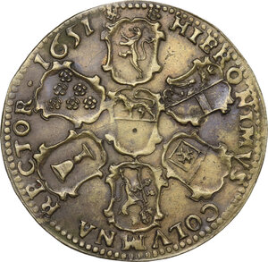 reverse: Medaglia 1651, Sodalizio del Lucchesi a Venezia
