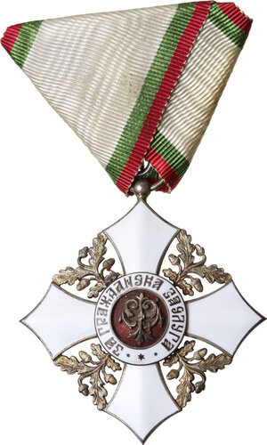obverse: Bulgaria. V Class Knight Order 1891