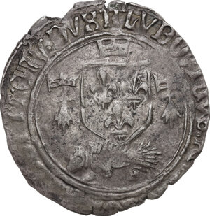 France.  Louis XII (1498-1515). Douzain au porc-epìc, de Bretagne, second type, Nantes mint