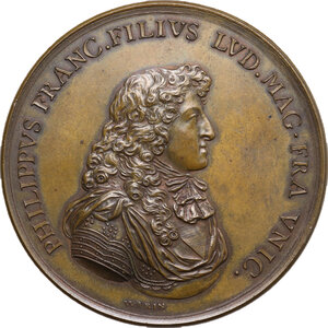 obverse: France.  Philippe (1640-1701), Duke of Orléans.. Medal