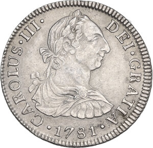obverse: Mexico.  Charles III (1759-1788). 2 reales 1781 F F